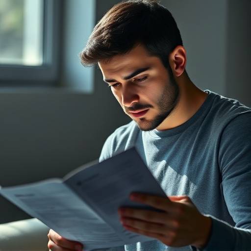 Imagen que muestra a una persona leyendo un documento con atención, enfocándose en comprender los detalles.