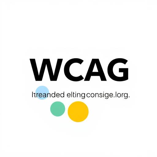 Logo de WCAG (Web Content Accessibility Guidelines)