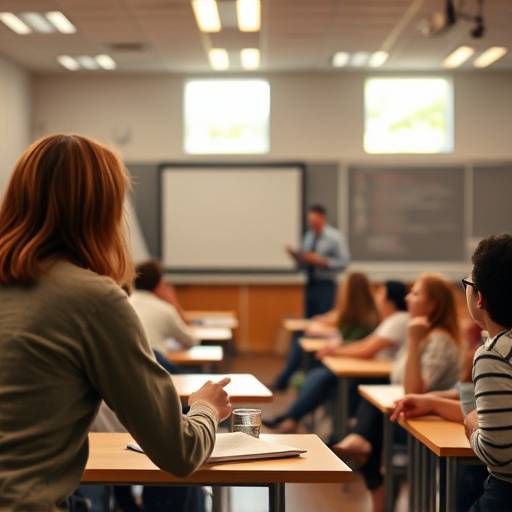 Profesores de Voz Clara impartiendo una clase en un aula luminosa